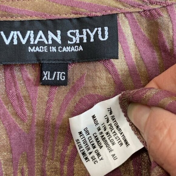 Vivian Shyn Gold flex Blazer size XL coat - Picture 11 of 12